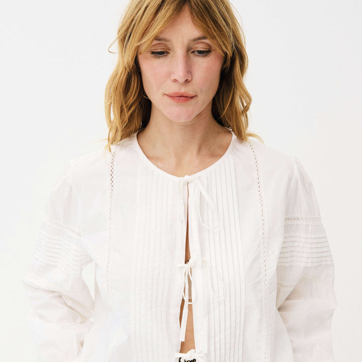 Maison Anana White Elisia shirt