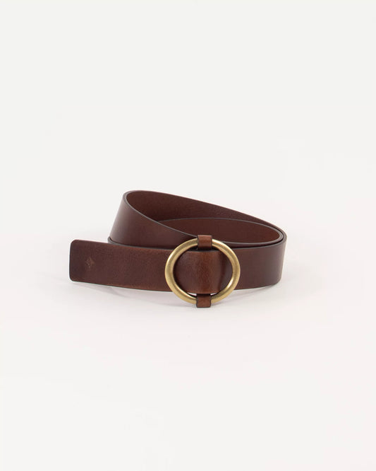 Sessun Tisao Belt in Chestnut Leather