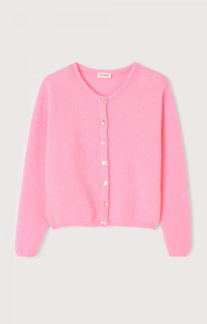 American Vintage Vitow Cardigan in Rose Melange