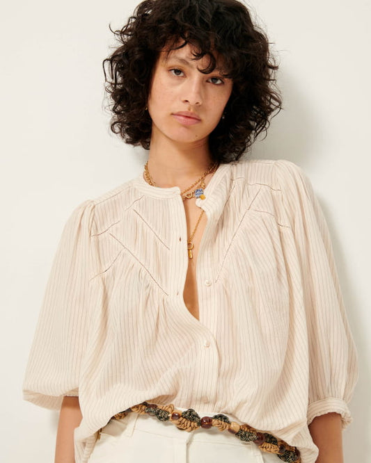 Sessun Savi Blouse in Sandblack