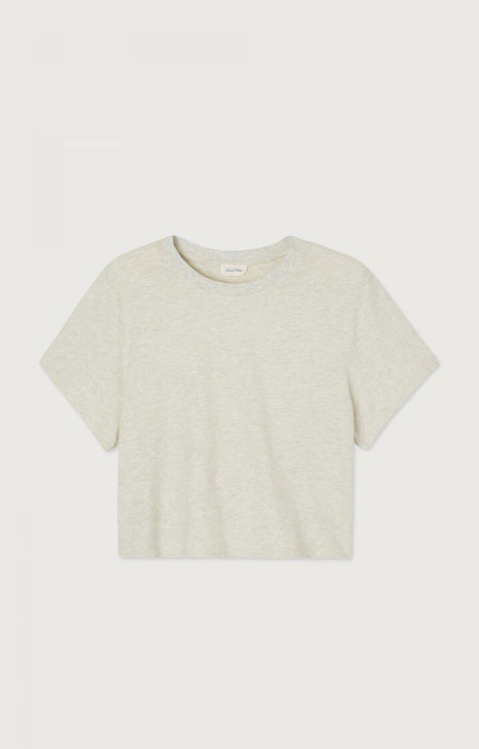 American Vintage Ypawood Tee Shirt in Heather Grey