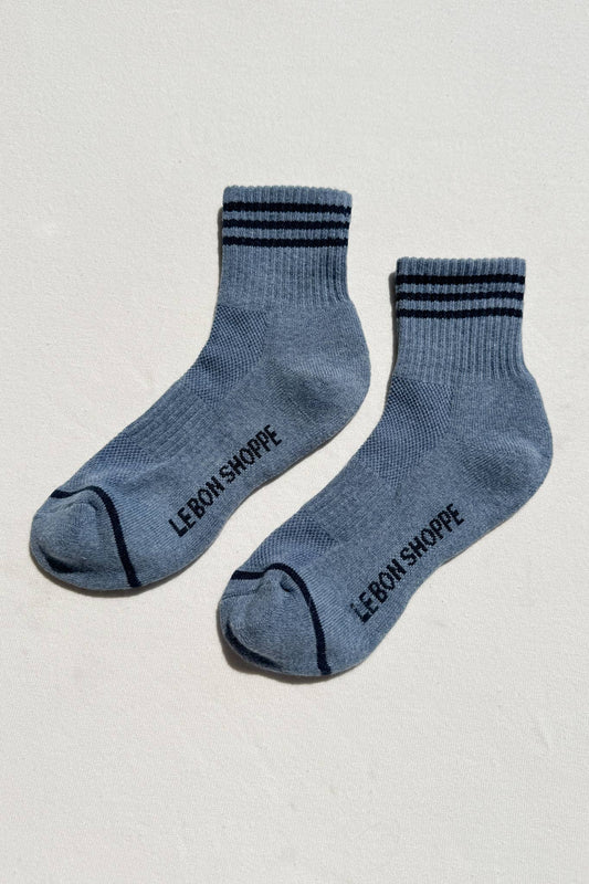 Le Bon Shoppe Girlfriend Socks in Indigo