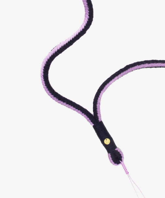 Lalla Phone Cord in Navy Blue and Purple