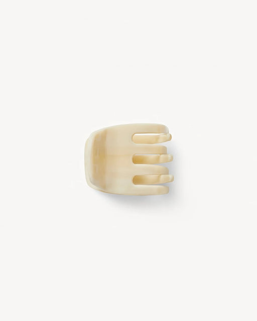 Machete Mini Claw Clip in Cream