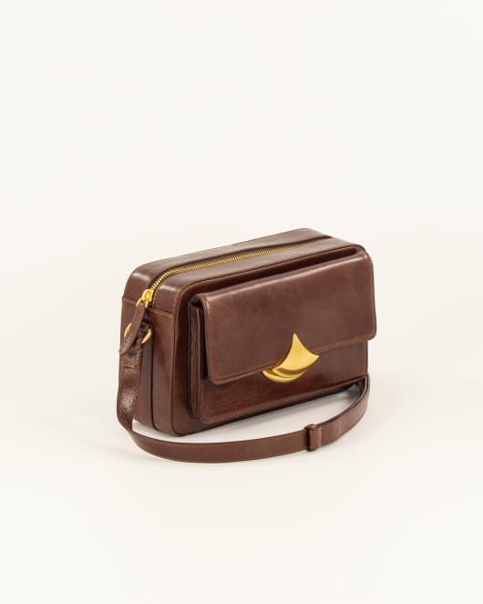 Sessun Divicam Leather Crossbody Bag