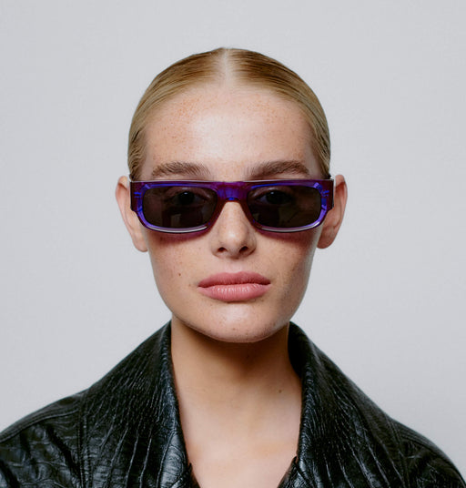 A.kjaerbede Jean Sunglasses - Purple Transparent